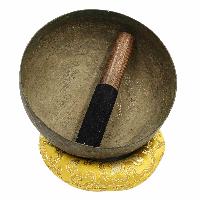 [old], Buddhist [real Antique] Hand Beaten Singing Bowl, [select Accessories]