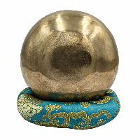[old] Buddhist Hand Beaten Jambati Singing Bowl, [antique], [select Accessories]