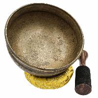[super Quality], [old] Buddhist Hand Beaten [ultabati] Singing Bowl, [antique], [select Accessories]