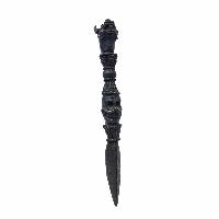 Buddhist Yamantaka Phurba, With Yamantaka Head Design, [antique Finishing]