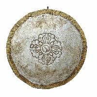 Buddhist Metal Wall Hanging Calendar With Snow Lion [singey], Tibetan Calendar With Cheppu