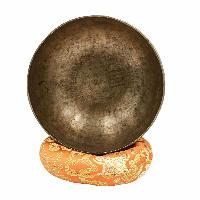 [old] Buddhist Hand Beaten [kopre] Singing Bowl, With [antique] Finishing, [select Accessories]