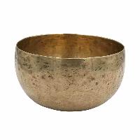 [old] Buddhist Hand Beaten [kopre] Singing Bowl, With [antique] Finishing, [select Accessories]