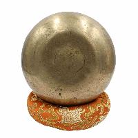 [old] Buddhist Hand Beaten [kopre] Singing Bowl, With [antique] Finishing, [select Accessories]