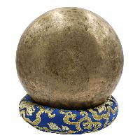 [old] Buddhist Hand Beaten [kopre] Singing Bowl, With [antique] Finishing, [select Accessories]