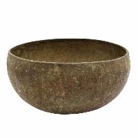 [old] Buddhist Hand Beaten [kopre] Singing Bowl, With [antique] Finishing, [select Accessories]