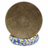 [old] Buddhist Hand Beaten [kopre] Singing Bowl, With [antique] Finishing, [select Accessories]