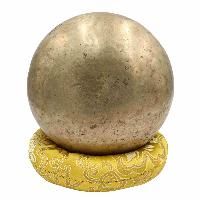 [old] Buddhist Hand Beaten [kopre] Singing Bowl, With [antique] Finishing, [select Accessories]