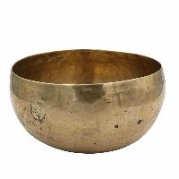 [old] Buddhist Hand Beaten [kopre] Singing Bowl, With [antique] Finishing, [select Accessories]