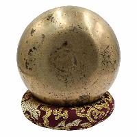 [old] Buddhist Hand Beaten [kopre] Singing Bowl, With [antique] Finishing, [select Accessories]