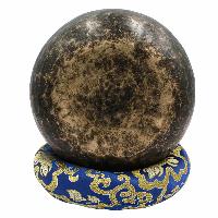 [old] Buddhist Hand Beaten [kopre] Singing Bowl, With [antique] Finishing, [select Accessories]