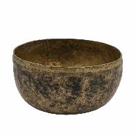 [old], Buddhist Hand Beaten [kopre] Singing Bowl, With [antique] Finishing, [select Accessories]