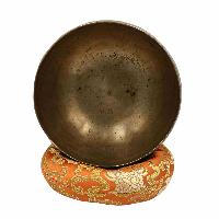 [old], Buddhist Hand Beaten [kopre] Singing Bowl, With [antique] Finishing, [select Accessories]