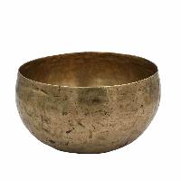 [old], Buddhist Hand Beaten [kopre] Singing Bowl, With [antique] Finishing, [select Accessories]