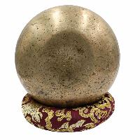 [old], Buddhist Hand Beaten [kopre] Singing Bowl, With [antique] Finishing, [select Accessories]