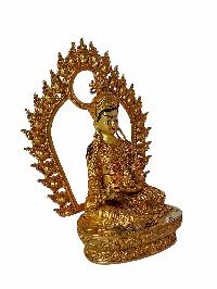 Buddhist Statue Of Padmasambhava [guru Rinpoche], Finishing [gold Plated]