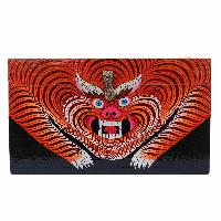 [traditional Tibetan], Ritual Jeweler And Ritual Item Box, [painted], [tiger] Design