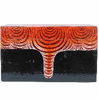 [traditional Tibetan], Ritual Jeweler And Ritual Item Box, [painted], [tiger] Design