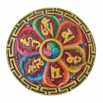 [traditional Tibetan], Wall Hanging Of [om Mane Padme Hum]