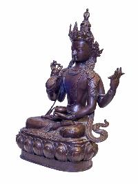 [old] Buddhist Handmade Statue Of Prajnaparamita, [antique Finishing], Old Stock, [rare Find], Pragya Parmita