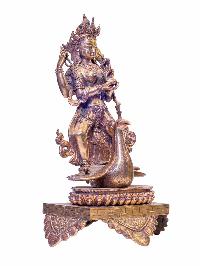 [master Quality], Buddhist Handmade Statue Of Bal Kumari, [antique Finishing], [rare Find]