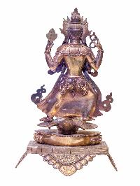 [master Quality], Buddhist Handmade Statue Of Bal Kumari, [antique Finishing], [rare Find]