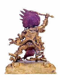 Buddhist Handmade Statue Of Chandamaharoshana [rare], [antique Finishing], [gold Plated], [rare Find]