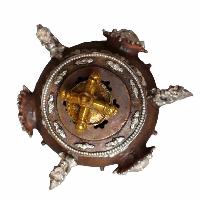 Brass Incense Burner With [copper And Gold Plated], [makal, Maka, Incense Burner]