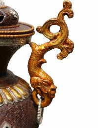 Gold Colour Copper Incense Burner, [sivler And Copper Plated], [makal, Maka, Incense Burner]