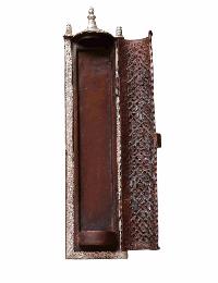 Copper Endless Knot Incense Burner, [copper And Silver Plated]
