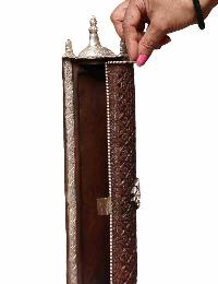 Copper Endless Knot Incense Burner, [copper And Silver Plated]