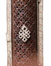 Copper Endless Knot Incense Burner, [copper And Silver Plated]