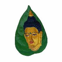 [traditional Tibetan], Ritual Buddha Face, [painted]