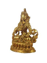 Buddhist Miniature Statue Of Vajrasattva, [gold Plated]