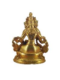 Buddhist Miniature Statue Of Vajrasattva, [gold Plated]
