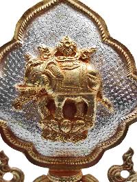 Buddhist Handmade [eight] Set Tibetan Offering Set, [partly Gold Plated, Silver Plated]