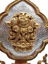 Buddhist Handmade [eight] Set Tibetan Offering Set, [partly Gold Plated, Silver Plated]