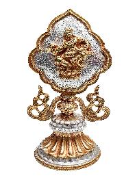 Buddhist Handmade [eight] Set Tibetan Offering Set, [partly Gold Plated, Silver Plated]