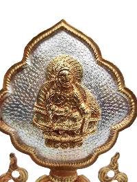 Buddhist Handmade [eight] Set Tibetan Offering Set, [partly Gold Plated, Silver Plated]