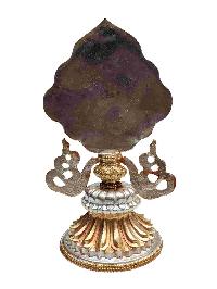 Buddhist Handmade [eight] Set Tibetan Offering Set, [partly Gold Plated, Silver Plated]