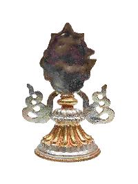 Buddhist Handmade [eight] Set Tibetan Offering Set Of Ashtamangala, [partly Gold Plated, Silver Plated]