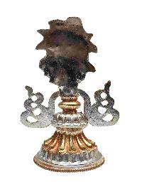 Buddhist Handmade [eight] Set Tibetan Offering Set Of Ashtamangala, [partly Gold Plated, Silver Plated]