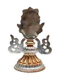 Buddhist Handmade [eight] Set Tibetan Offering Set Of Ashtamangala, [partly Gold Plated, Silver Plated]