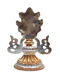 Buddhist Handmade [eight] Set Tibetan Offering Set Of Ashtamangala, [partly Gold Plated, Silver Plated]