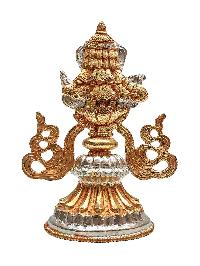 Buddhist Handmade [eight] Set Tibetan Offering Set Of Ashtamangala, [partly Gold Plated, Silver Plated]