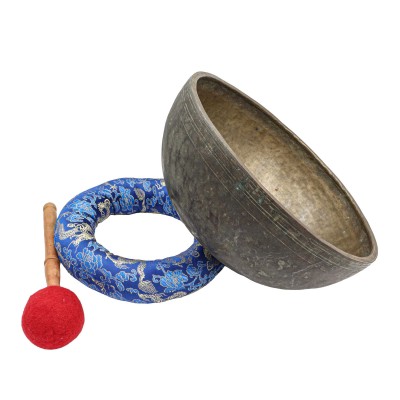 [old], Buddhist [real Antique] Hand Beaten [jambati] Singing Bowl