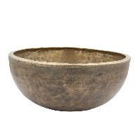 [old], Buddhist [real Antique] Hand Beaten [jambati] Singing Bowl, [select Accessories]