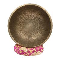 [old], Buddhist [real Antique] Hand Beaten [jambati] Singing Bowl, [select Accessories]