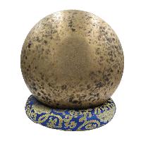 [old], Buddhist [real Antique] Hand Beaten [jambati] Singing Bowl, [select Accessories]