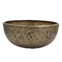 [old], Buddhist [real Antique] Hand Beaten [jambati] Singing Bowl, [select Accessories]